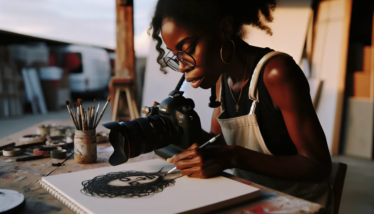 Denise Nguene : Entre les mots et l'art, l'univers unique de Hansey